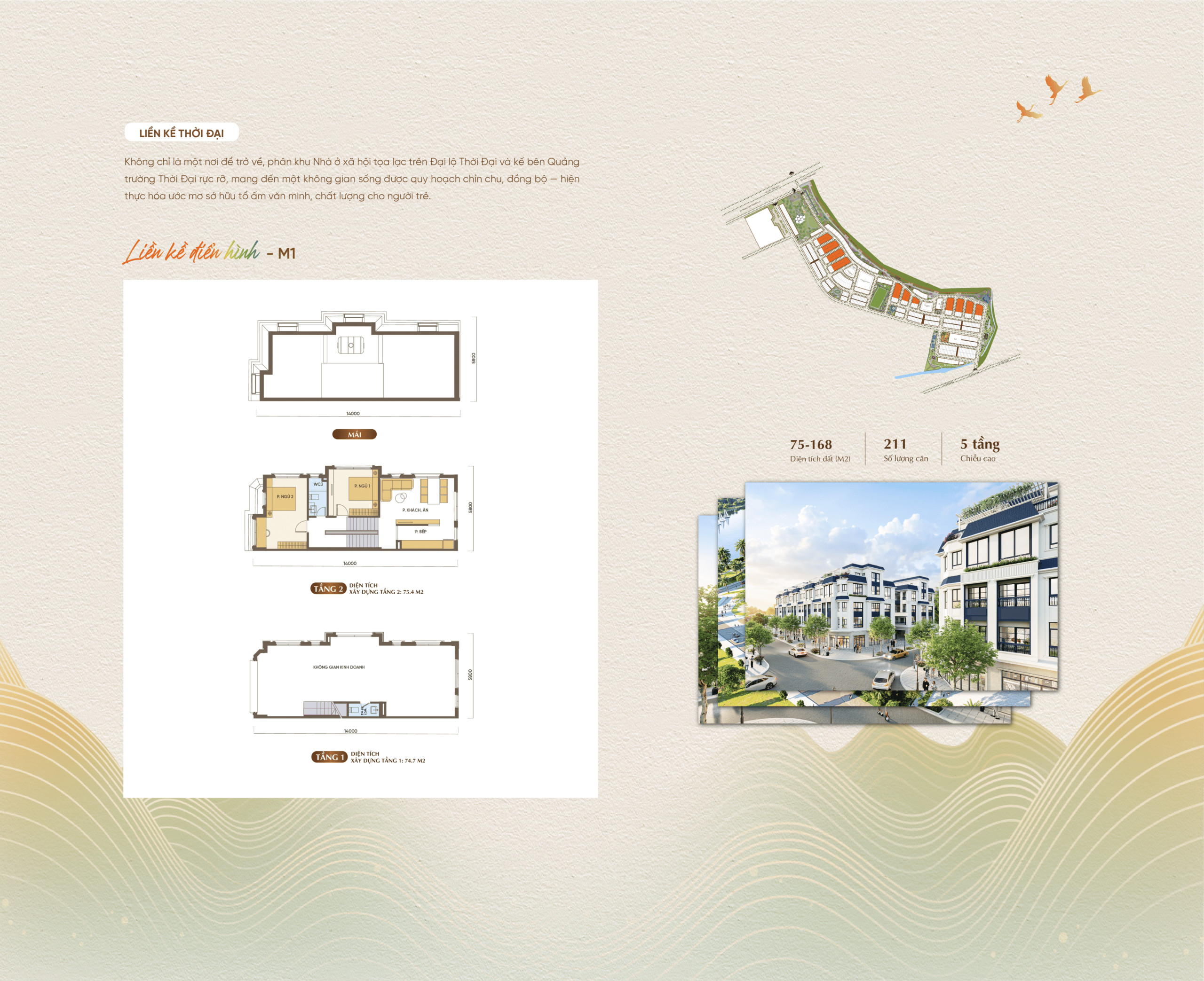 Liền kề Times Riverside Tuyên Quang: Tổ ấm văn minh và chuẩn mực đô thị mới